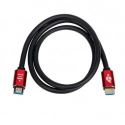 Кабель HDMI-HDMI ATcom v.2.0 Red/Gold 2 метра  - 1