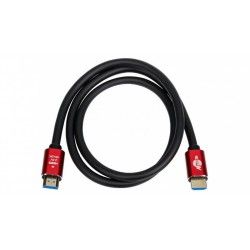 Кабель HDMI-HDMI ATcom v.2.0 Red/Gold 3 метра  - 1