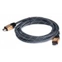 Кабель HDMI-HDMI v.2.0 gold 3 метри блістер