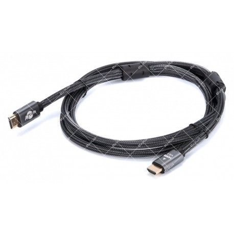 Кабель HDMI-HDMI v.2.1 ATcom Premium 4K 1 метр  - 1