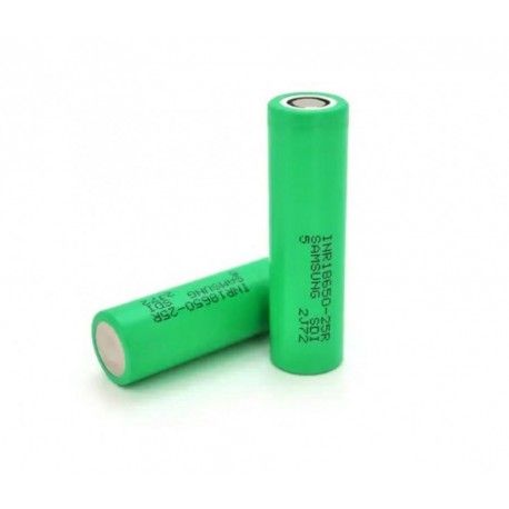 Аккумулятор Li-ion Samsung INR18650-25R 2500mAh 4.2/3.6/2.5V Green  - 1