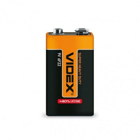 Батарейка VIDEX Super Heavy Dutty 6F22 9V Акция!  - 1