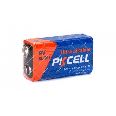 Батарейка PKCELL 9V/6LR61 Alkaline  - 1