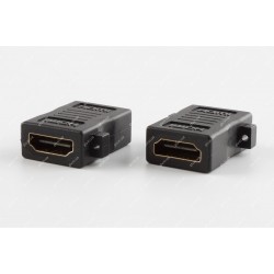 Переходник TCOM гнездо HDMI - гнездо HDMI под винты gold