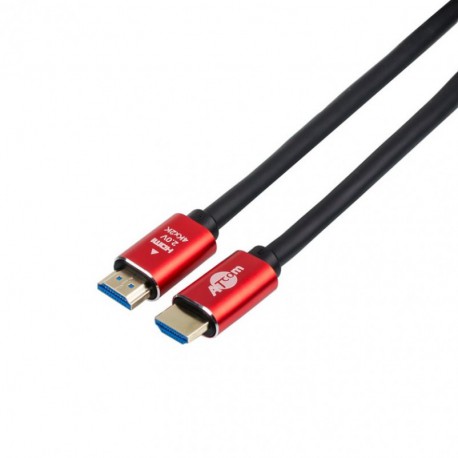 Кабель HDMI-HDMI ATcom v.2.0 Red/Gold 20 метров