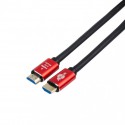 Кабель HDMI-HDMI ATcom v.2.0 Red/Gold 20 метров