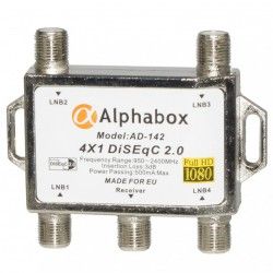 DiSEqC 4х1 Alphabox AD-142  - 1