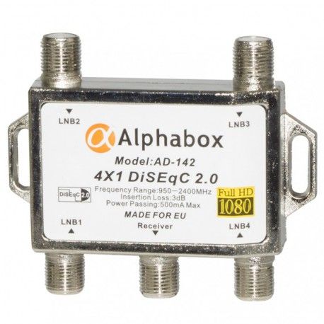 DiSEqC 4х1 Alphabox AD-142  - 1