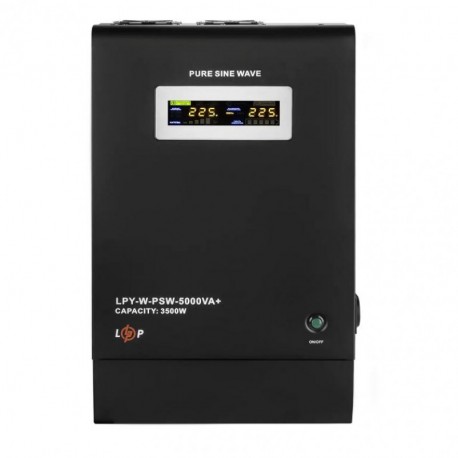 ИБП UPS LogicPower LPY-W-PSW-500VA+ 3500Вт (10A/20A) 48V для котла