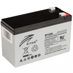Батарея аккумуляторная Ritar AGM RT1290 12V 9 Ah серая