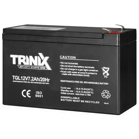 Батарея аккумуляторная TRINIX GEL TGL12V7.2Ah/20Hr