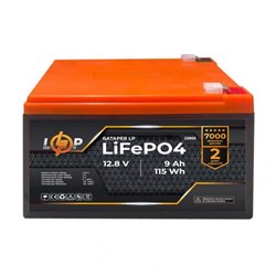 Батарея аккумуляторная LogicPower LP 12.8V 9Ah LiFePO4 115.2Wh