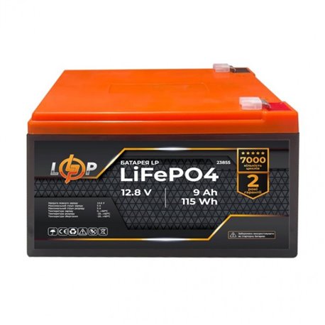 Батарея аккумуляторная LogicPower LP 12.8V 9Ah LiFePO4 115.2Wh