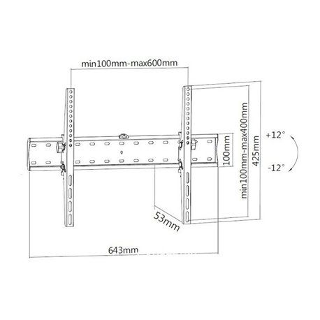 Крепление Brateck KL21G-46T