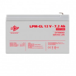 Батарея аккумуляторна GEL LogicPower LPM-GL 12V 7.2Ah