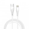 Кабель USB 2.0 Lighting WUW-X196 2.4А White 1 метр