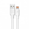 Кабель USB 2.0 Lighting WUW-X169 5А White 1 метр