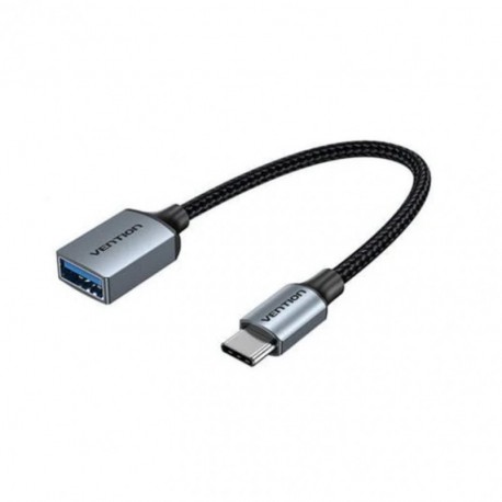 Кабель OTG Vention USB 3.0 USB Type-C Male to Type-A Female 0.5 метра сірий (CCXHB)