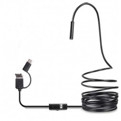 Ендоскоп 3 в 1 USB-micro-USB-TypeC + шнур 5 м