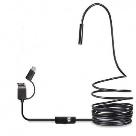 Ендоскоп 3 в 1 USB-micro-USB-TypeC + шнур 5 м