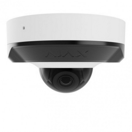 Дротова охоронна IP-камера Ajax DomeCam Mini (5 Mp/2.8 mm) White