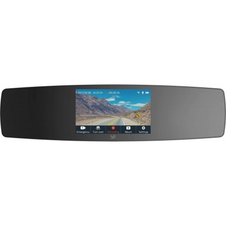 Відеореєстратор дзеркало YI Mirror Dash Camera International Edition (Black)