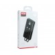 Power Bank XO PR185 with cable QC22.5W PD20W 20000 mAh Black