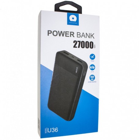 Power Bank WUW U36 27000 mAh білий