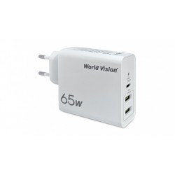 Адаптер мережний World Vision 65W PD Charger (PD653A)