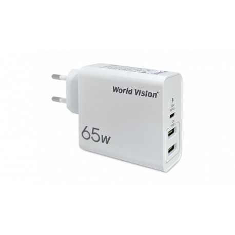 Адаптер мережний World Vision 65W PD Charger (PD653A)