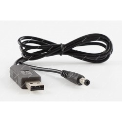 Кабель USB з перетворювачем напруги з 5V на 12V 5.5 х 2.5 мм