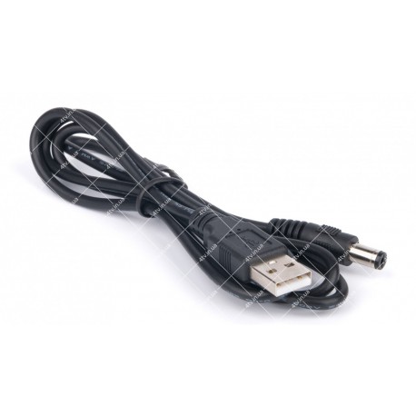 Кабель живлення 5V USB-DC (5.5/2.5) 1 метр