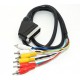 Кабель Scart-6RCA стерео