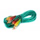 Кабель 3RCA-3RCA Gold 3 метри