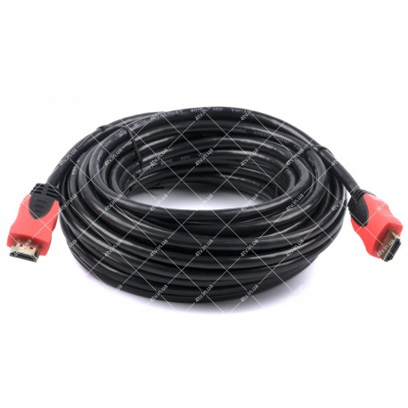 Кабель HDMI-HDMI Tcom v.1.4 Ø6.0 3D 10 метрів
