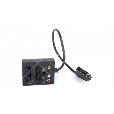 Перехідник Scart - 2 Scart+3RCA+S-Video зі шнуром