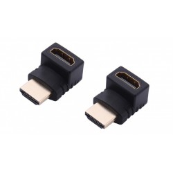 Перехідник кутовий HDMI гніздо F-HDMI штекер M 270°