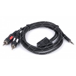 Кабель 2RCA-3.5мм Jack Audio ATcom 1.8 метра