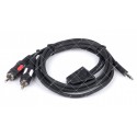 Кабель 2RCA-3.5мм Jack Audio ATcom 1.8 метра