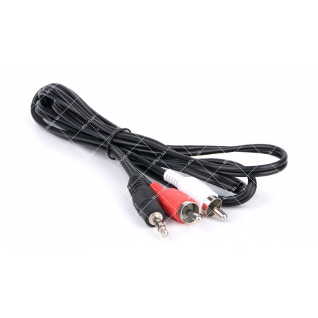 Кабель 2RCA-3.5мм Jack Audio Tcom 1.2 метри