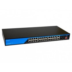 POE комутатор SEVEN P-73224G-2SFP