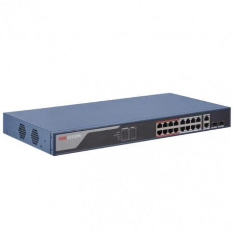 POE комутатор Hikvision DS-3E1318P-EI