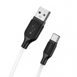 Кабель BOROFONE BX42 USB 2.0 TYPE-C 3A 1 метр white