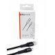 Кабель USB 2.0 AM to Micro USB Mibrand MI-32 Nylon Charging Line чорний 2.0 метра