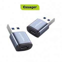 Перехідник Essager USB на Type-C USB3.0 (EZJCA-SRB0G)