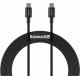 Кабель BASEUS SUPERIOR SERIES FAST CHARGING DATA CABLE TYPE-C TO TYPE-C 100W 2M BLACK