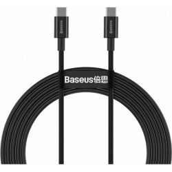 Кабель BASEUS SUPERIOR SERIES FAST CHARGING DATA CABLE TYPE-C TO TYPE-C 100W 2M BLACK