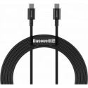 Кабель BASEUS SUPERIOR SERIES FAST CHARGING DATA CABLE TYPE-C TO TYPE-C 100W 2M BLACK
