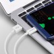 Кабель BOROFONE BX22 USB 2.0 TYPE-C 3A 1 метр white