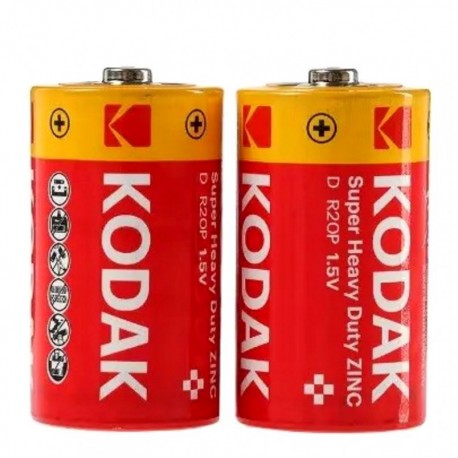 Батарейка Kodax Extra Heavy Duty 1.5V R20P 2 шт